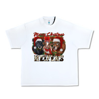 White Merry Christmas Urban Heavy Tee - RanaPortraitStore