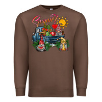Chestnut summer gnomes  truck Premium Sweatshirt - CowhideDigitalArt