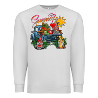 Dove Grey summer gnomes  truck Premium Sweatshirt - CowhideDigitalArt