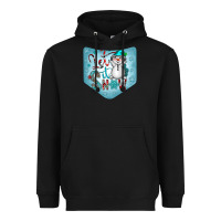 Black Christmas Pocket Heavyweight Hoodie - CowhideDigitalArt
