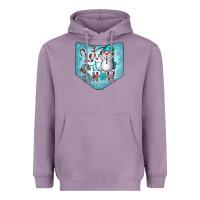Lavender Christmas Pocket Heavyweight Hoodie - CowhideDigitalArt