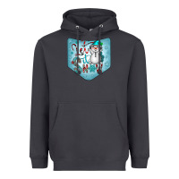Smoke Christmas Pocket Heavyweight Hoodie - CowhideDigitalArt