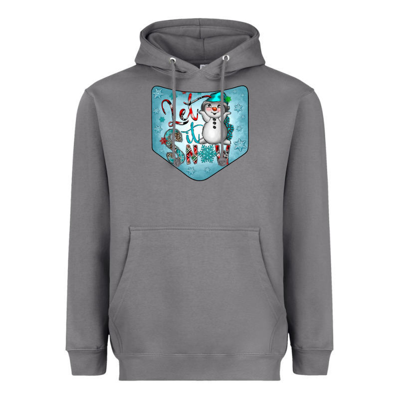 Christmas Pocket Heavyweight Hoodie by CowhideDigitalArt | Teevron