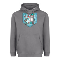 Storm Christmas Pocket Heavyweight Hoodie - CowhideDigitalArt
