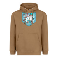 Toasted Coconut Christmas Pocket Heavyweight Hoodie - CowhideDigitalArt