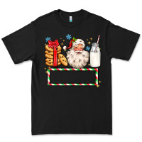 Black christmas santa custom name Premium Tee - MaliasSmallBusiness