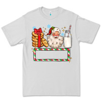 Dove Grey christmas santa custom name Premium Tee - MaliasSmallBusiness