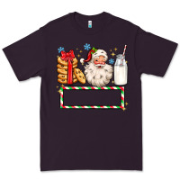 Plum christmas santa custom name Premium Tee - MaliasSmallBusiness