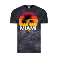 Cloud Black Miami Beach Vintage Tee - Bettercallsaul