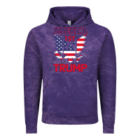 Cloud Purple Trump America First Eagle Vintage Hoodie - Bettercallsaul
