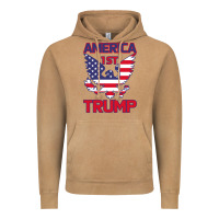 Vintage Camel Trump America First Eagle Vintage Hoodie - Bettercallsaul