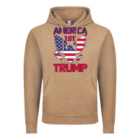 Vintage Coffee Trump America First Eagle Vintage Hoodie - Bettercallsaul