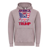 Vintage Zinc Trump America First Eagle Vintage Hoodie - Bettercallsaul