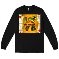 Black juneteenth love Long Sleeve Tee - TumblerDesignByShophia