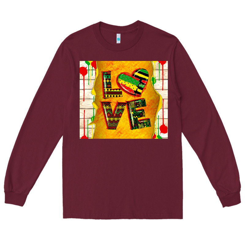 Juneteenth Love Long Sleeve Tee by TumblerDesignByShophia | Teevron