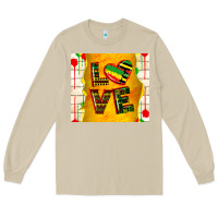 Mushroom juneteenth love Long Sleeve Tee - TumblerDesignByShophia