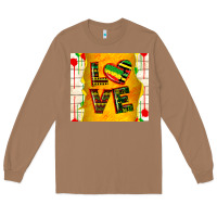 Toasted Coconut juneteenth love Long Sleeve Tee - TumblerDesignByShophia