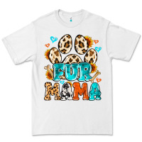 White fur mama Premium Tee - MaliasSmallBusiness