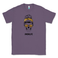 Lavender Yellow Glitter, Leopard Pattern Mom Skull Classic Tee - Bettercallsaul
