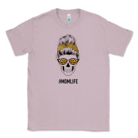 Lilac Yellow Glitter, Leopard Pattern Mom Skull Classic Tee - Bettercallsaul
