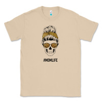 Mushroom Yellow Glitter, Leopard Pattern Mom Skull Classic Tee - Bettercallsaul