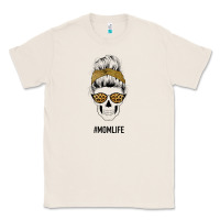 Natural Yellow Glitter, Leopard Pattern Mom Skull Classic Tee - Bettercallsaul