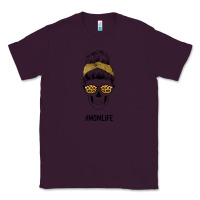 Plum Yellow Glitter, Leopard Pattern Mom Skull Classic Tee - Bettercallsaul