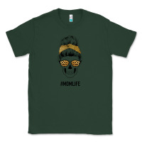 Sports Green Yellow Glitter, Leopard Pattern Mom Skull Classic Tee - Bettercallsaul