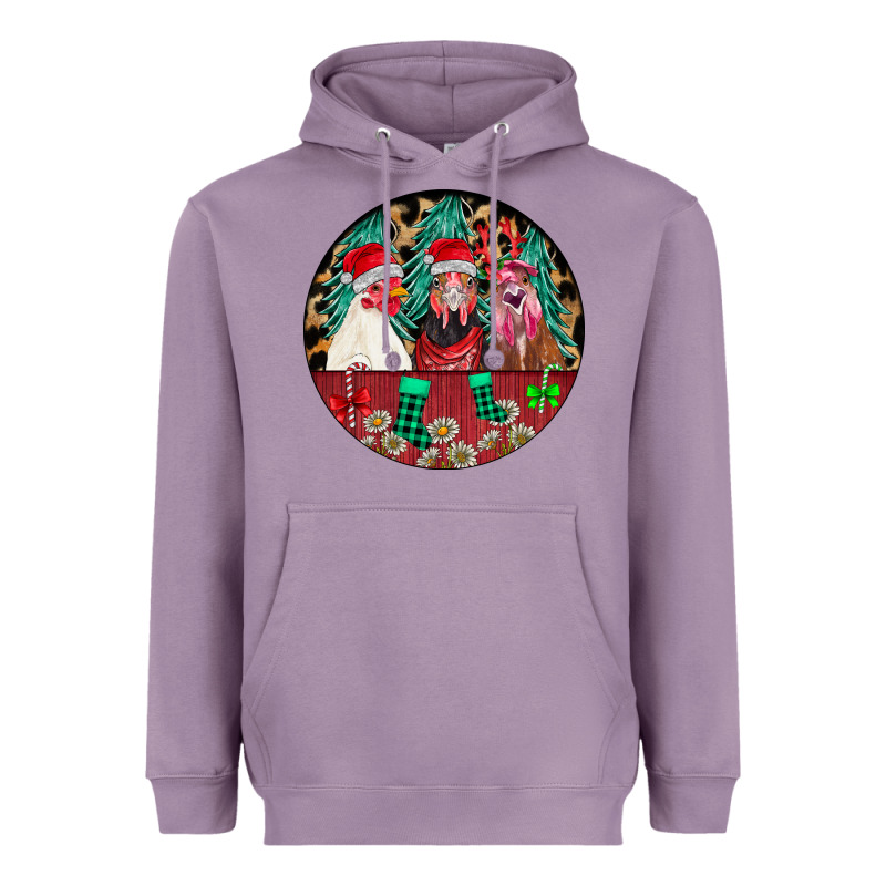 Chickens Heavyweight Hoodie by CowhideDigitalArt | Teevron