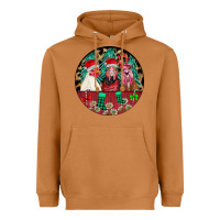 Meerkat Chickens Heavyweight Hoodie - CowhideDigitalArt