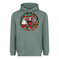 Sage Chickens Heavyweight Hoodie - CowhideDigitalArt