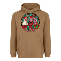 Toasted Coconut Chickens Heavyweight Hoodie - CowhideDigitalArt