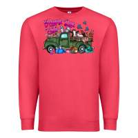 Cardinal happy easter day truck Premium Sweatshirt - CowhideDigitalArt