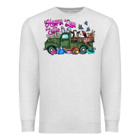 Oatmeal Heather happy easter day truck Premium Sweatshirt - CowhideDigitalArt