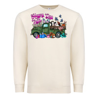 Sandshell happy easter day truck Premium Sweatshirt - CowhideDigitalArt