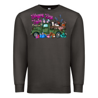 Smoke happy easter day truck Premium Sweatshirt - CowhideDigitalArt