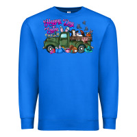 True Royal happy easter day truck Premium Sweatshirt - CowhideDigitalArt