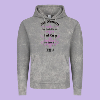 All Women Are Created Equal But Only The Smartest Are Born In July Bla Vintage Hoodie Designed By Bettercallsaul