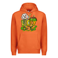 Carrot lucky dog St. Patrick's Premium Hoodie - FaDigitalArtStudio