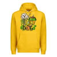 Lemon lucky dog St. Patrick's Premium Hoodie - FaDigitalArtStudio