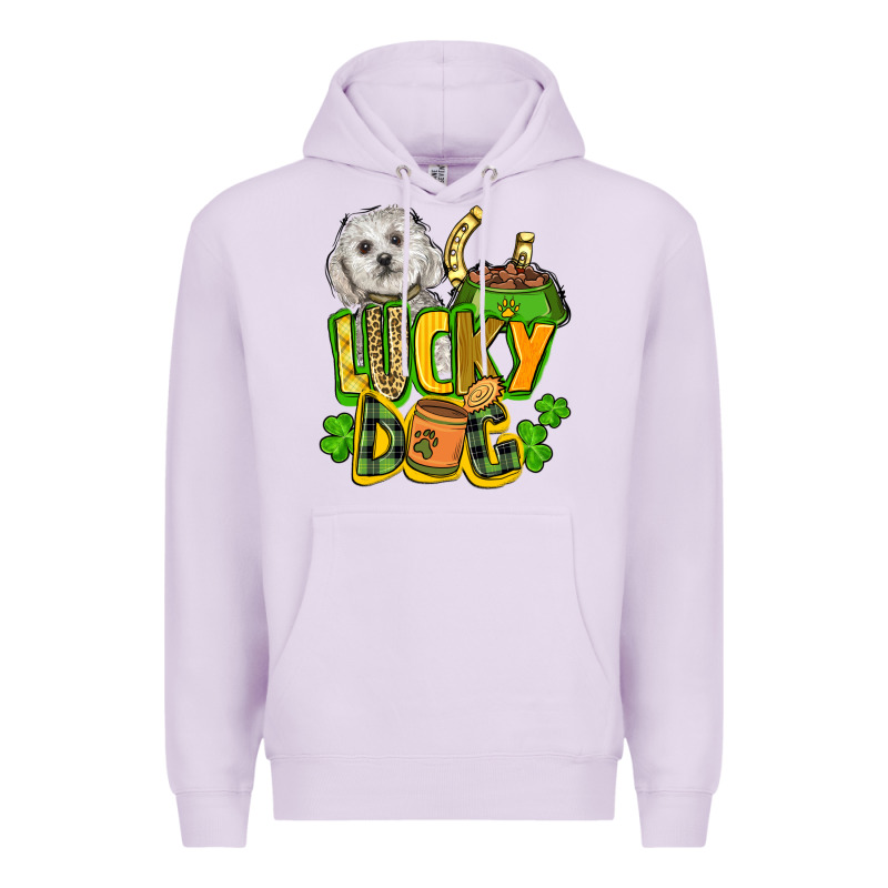 Lucky Dog St. Patrick's Premium Hoodie by FaDigitalArtStudio | Teevron