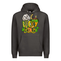 Smoke lucky dog St. Patrick's Premium Hoodie - FaDigitalArtStudio