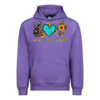 Tulip peace love faith with cros and sunflower Urban Hoodie - Artiststas