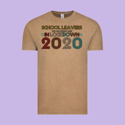 School Leavers The One Where I Was In Lockdown 2020 Vintage Tee Designed By Bettercallsaul