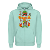 Seafoam im the smartass elf Zipper Hoodie - FaDigitalArtStudio