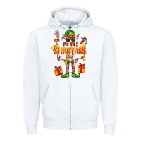 White im the smartass elf Zipper Hoodie - FaDigitalArtStudio