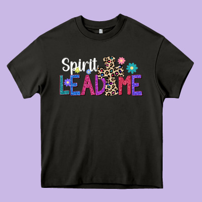 Spirit Lead Me Heavy Core Tee Designed By Jahusdesignshop
