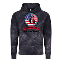 Cloud Black DONALD TRUMP 2016 WE SHALL OVERCOMB Vintage Hoodie - Bettercallsaul