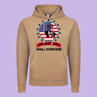 Donald Trump 2016 We Shall Overcomb Vintage Hoodie Designed By Bettercallsaul