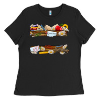 Floral Teacher Custom Name Ladies Tee | Teevron